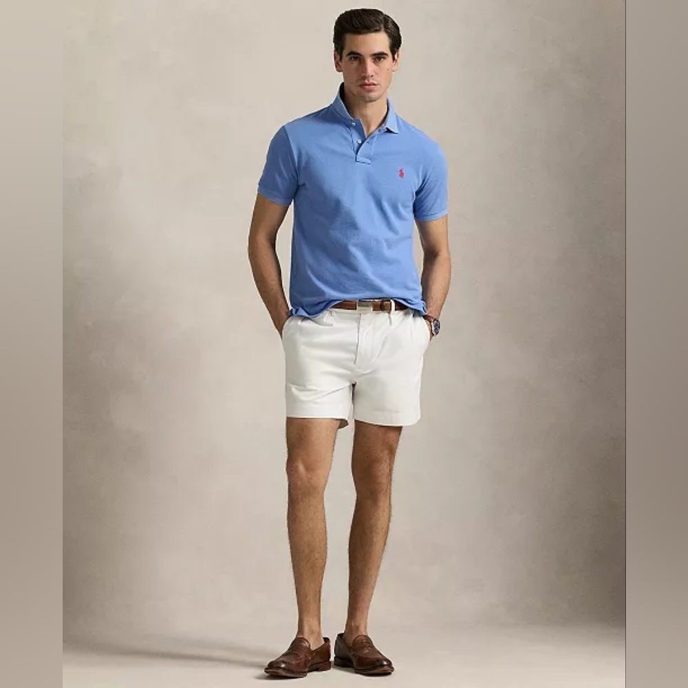 Polo Ralph Lauren Classic-Fit Cotton Polo Shirt Campus Blue Size XXL - Picture 5 of 13